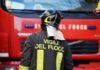 Fuoco in un appartamento in pieno centro a Senigallia. Al lavoro i vigili del fuoco
