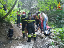 Colpito da una roccia durante l’escursione, paura all’Infernaccio Colpito da sasso caduto da roccia durante trekking