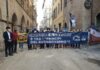 Flash Mob di Gioventù Nazionale e Fratelli d’Italia in Via della Loggia