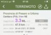 Terremoto nelle Marche: scossa di M3.3 alle 7:39. Paura tra Cagli e Cantiano, ma nessun danno Terremoto nelle Marche: scossa di M3.3 alle 7:39. Paura tra Cagli e Cantiano, ma nessun danno