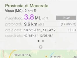 Trema ancora il centro Italia: scossa da 3.8 a Visso
