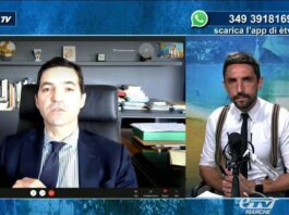 Il Presidente Acquaroli su èTV: invia in diretta il tuo sms! Mercoledì 3 Novembre ospite di #BuongiornoèTV Francesco acquaroli intervista maurizio socci giornalista tv diretta regione marche