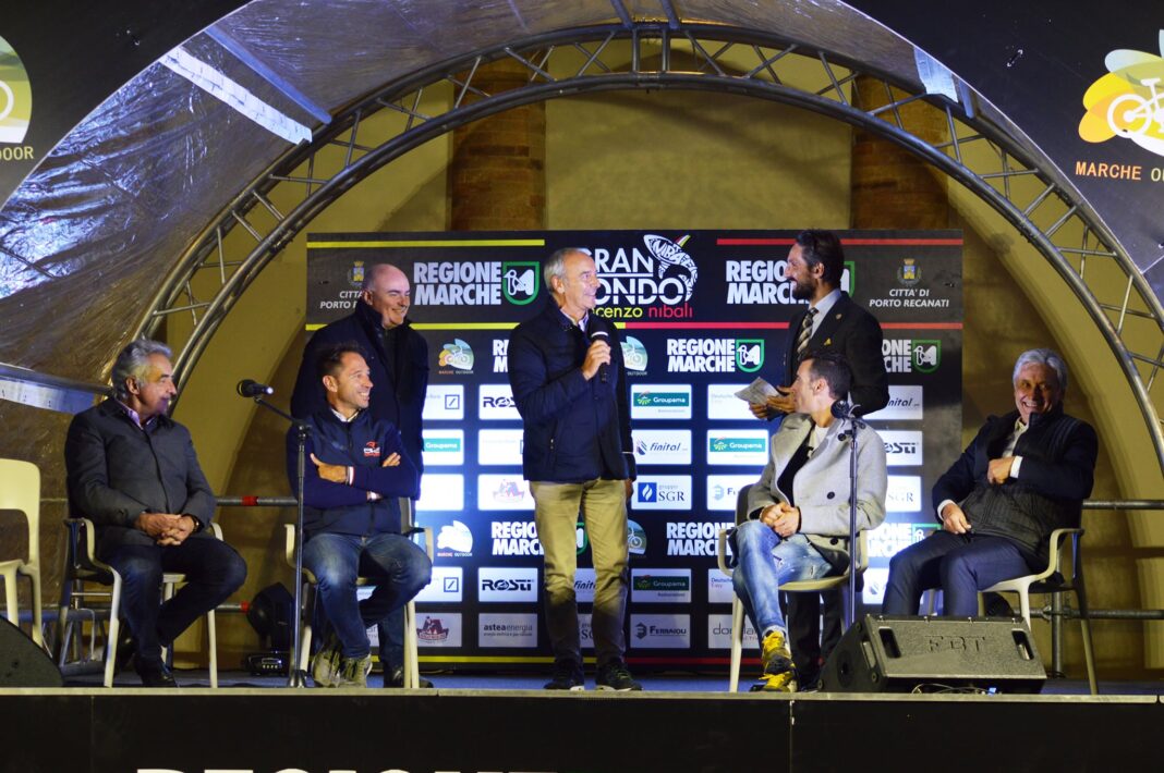 evento marche spettacolo maurizio socci Nibali Tonti Porto recanati Gran fondo