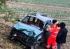 Auto fuori strada, muore un 70enne. Probabile malore
