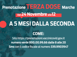 Al via le prenotazioni per gli over 40 per la terza dose del vaccino Covid a 5 mesi dalla seconda. Dal primo dicembre al via per gli over 18
