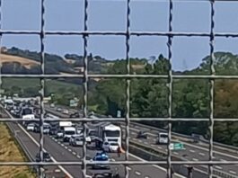 Tragico scontro tra auto e camion in A14. Muore un’anziana