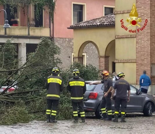 Nubifragio nel nord delle Marche. Allerta meteo gialla fino a venerdì