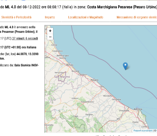 La costa marchigiana trema ancora