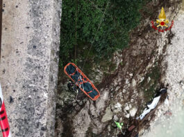 Sbatte contro il guardrail e precipita nella scarpata. Muore camionista di 22 anni