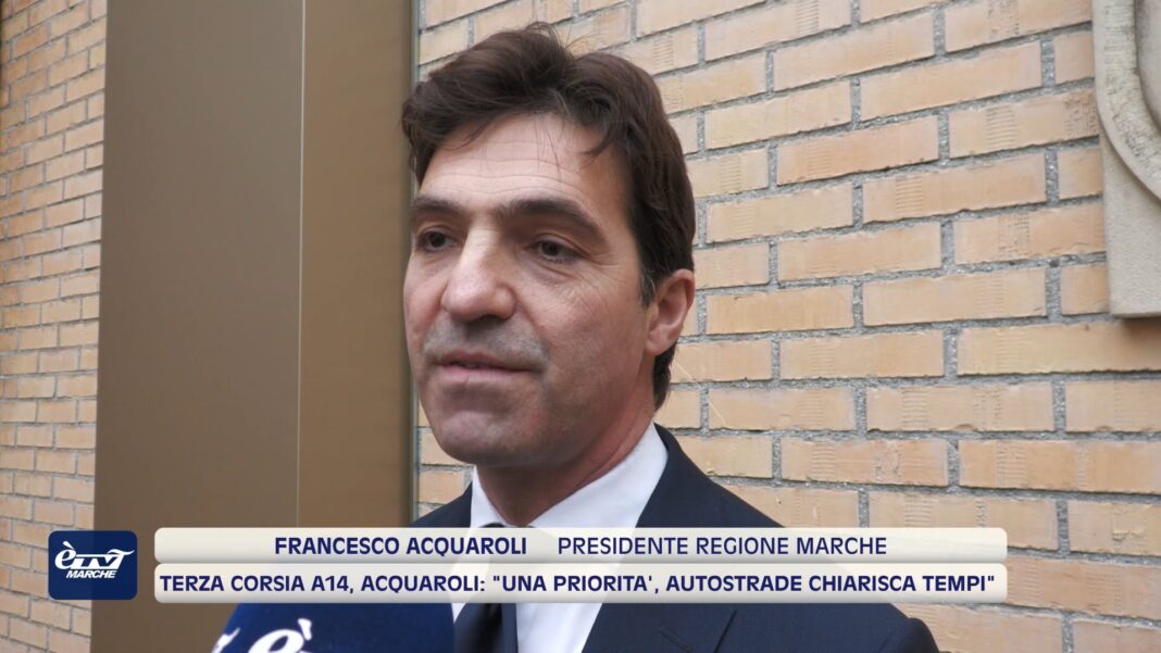 Maltempo nelle Marche, il Presidente Acquaroli su La7: "A settembre vidi una montagna sgretolarsi. Serve un Commissario e una legge ad hoc per il territorio" Maltempo nelle Marche, il Presidente Acquaroli su La7: "A settembre vidi una montagna sgretolarsi. Serve un Commissario e una legge ad hoc per il territorio"