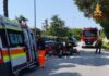Castelfidardo, si schianta in auto contro il cancello di una casa: atterra l’eliambulanza