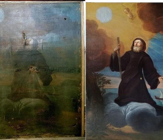 Terremoto: la pala d’altare di Arquata torna alla Diocesi dopo il restauro