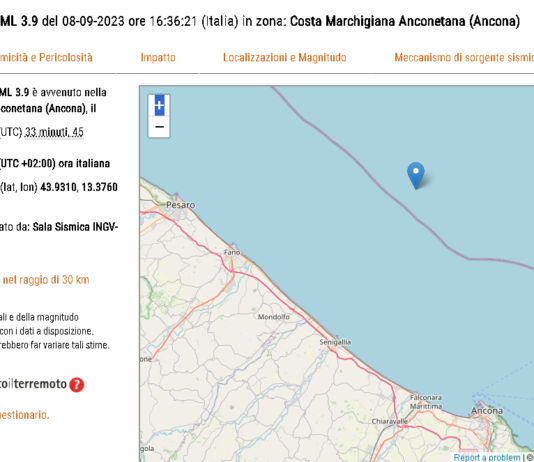 Sisma. Ingv: “Nessuna correlazione tra Ancona, Campi Flegrei e Marocco”