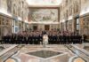 I sindaci del cratere insieme ad Acquaroli dal Papa