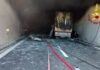 A14. Scontro e incendio in galleria, un morto. Lunghe code