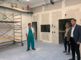 Pesaro. Il nuovo dg Carelli in visita ai cantieri del San Salvatore: investimento di oltre 5 milioni di euro