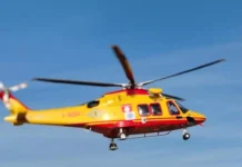 Scontro auto bici, arriva l’eliambulanza per la ciclista
