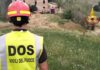 Fiamme a Palmiano, sul posto i vigili del fuoco anche con l’elicottero