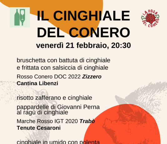 Il cinghiale del Conero con Varano in Bottiglia