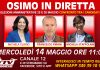 Osimo in diretta. Mercoledì 14 maggio alle 11 il confronto live tra i tre candidati a sindaco