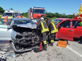 Incidente sull’Arceviese. Due feriti, arriva l’eliambulanza