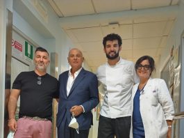 Lo chef ‘Stellato’ Richard Abou Zaki al Salesi per regalare gusto e sorrisi aibambini ricoverati in oncoematologia