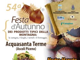 Ad Acquasanta Terme torna la 54ª Festa d’Autunno: protagonisti i sapori della montagna