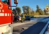 Castelfidardo. Incidente, poi l’auto va a fuoco: dramma lungo la Statale 16, deceduta una persona