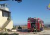 San Severino. Incendio nella palazzina uffici del crossodromo
