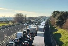 Marotta, incidente in autostrada: traffico bloccato, 4 km di coda