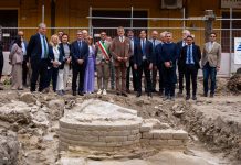 Fano, Giuli: “Nuovi elementi dagli scavi della Basilica di Vitruvio. Le Marche scrigno di storia millenaria”