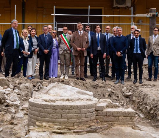 Fano, Giuli: “Nuovi elementi dagli scavi della Basilica di Vitruvio. Le Marche scrigno di storia millenaria”