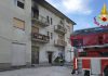 Loreto. Incendio in un appartamento. Vigili del Fuoco al lavoro