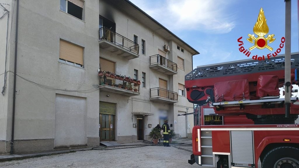 incendio appartamento Loreto