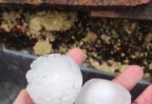 Maltempo sulle Marche, grandine a Jesi e Macerata