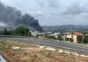 Allarme a Camerano: incendio in una stamperia