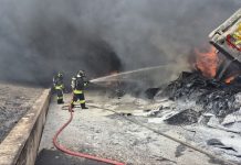 L’incendio alla Giba, probabile il cortocircuito di un pannello fotovoltaico