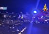 Schianto in A14 tra Marotta a Fano, feriti e auto distrutte