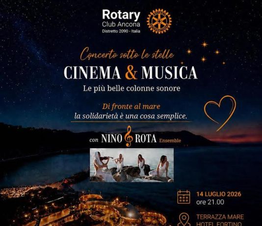 Musica, emozioni e solidarietà: il Rotary Club Ancona presenta il concerto “Cinema & Musica”