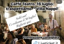 Biglietti esauriti per Caffè Teatro di Giovedì. La serata sarà riproposta su èTV Canale 12. Il 30 Luglio anche Luca Pagliari nel format Inteatro e Comune di Polverigi caffè teatro polverigi villa nappi maurizio socci eco demolizioni ètv marche