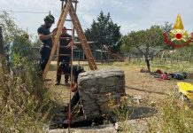 Mombaroccio. Precipita in un pozzo, salvato dai Vigili del Fuoco