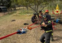 Mombaroccio. Precipita in un pozzo, salvato dai Vigili del Fuoco
