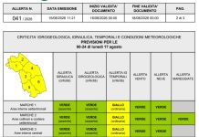 Dopo le ondate di calore, allerta gialla per temporali dal pomeriggio di lunedì